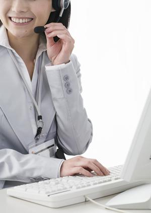 スタッフの登録業務や支援を行う派遣会社